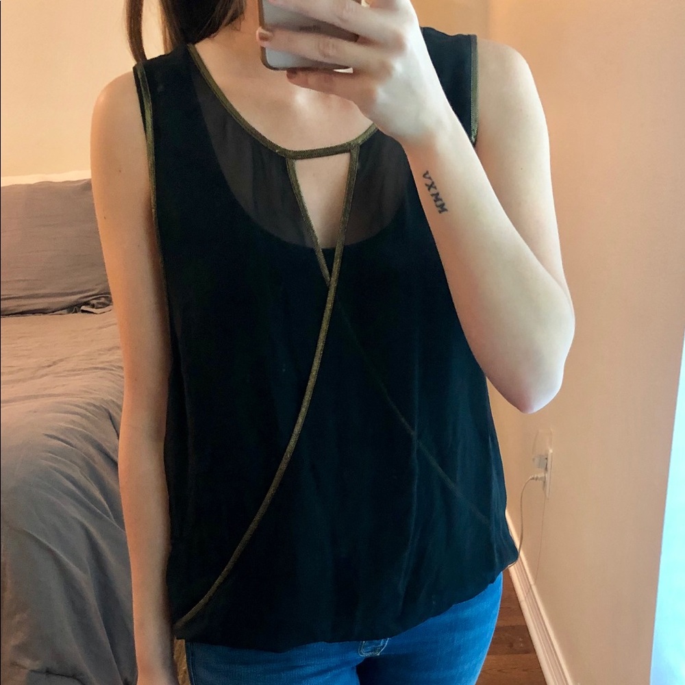 Black and Gold tank
